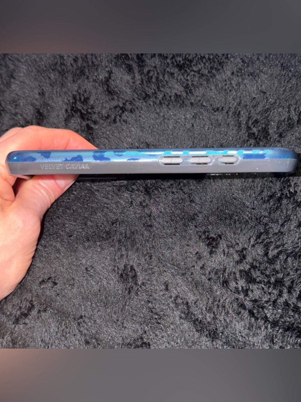 Velvet Caviar Navy/Dark Blue Leopard Print Phone Case - iPhone 16 PRO - Picture 9 of 15